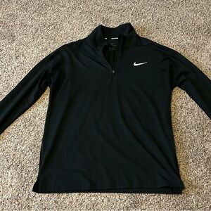 Nike Running Black Long Sleeve Pullover